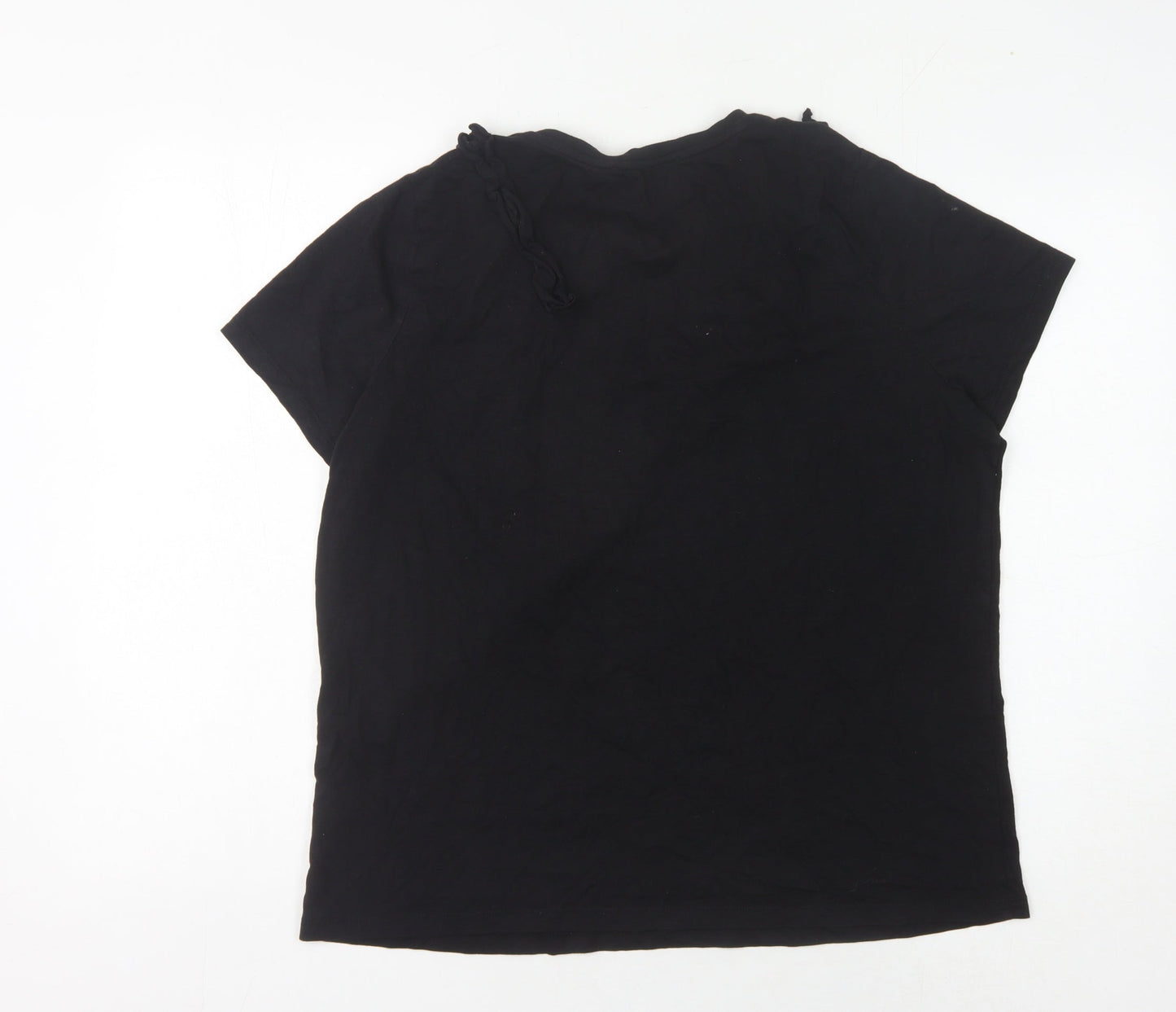 Womens UK Size 16 V by Very Black  T-Shirt