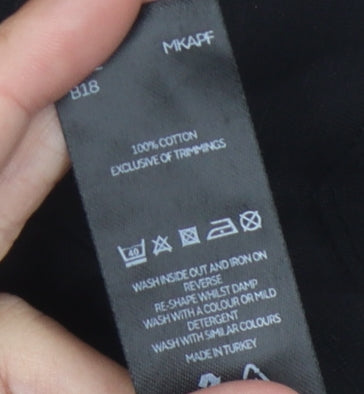 Womens UK Size 16 V by Very Black  T-Shirt