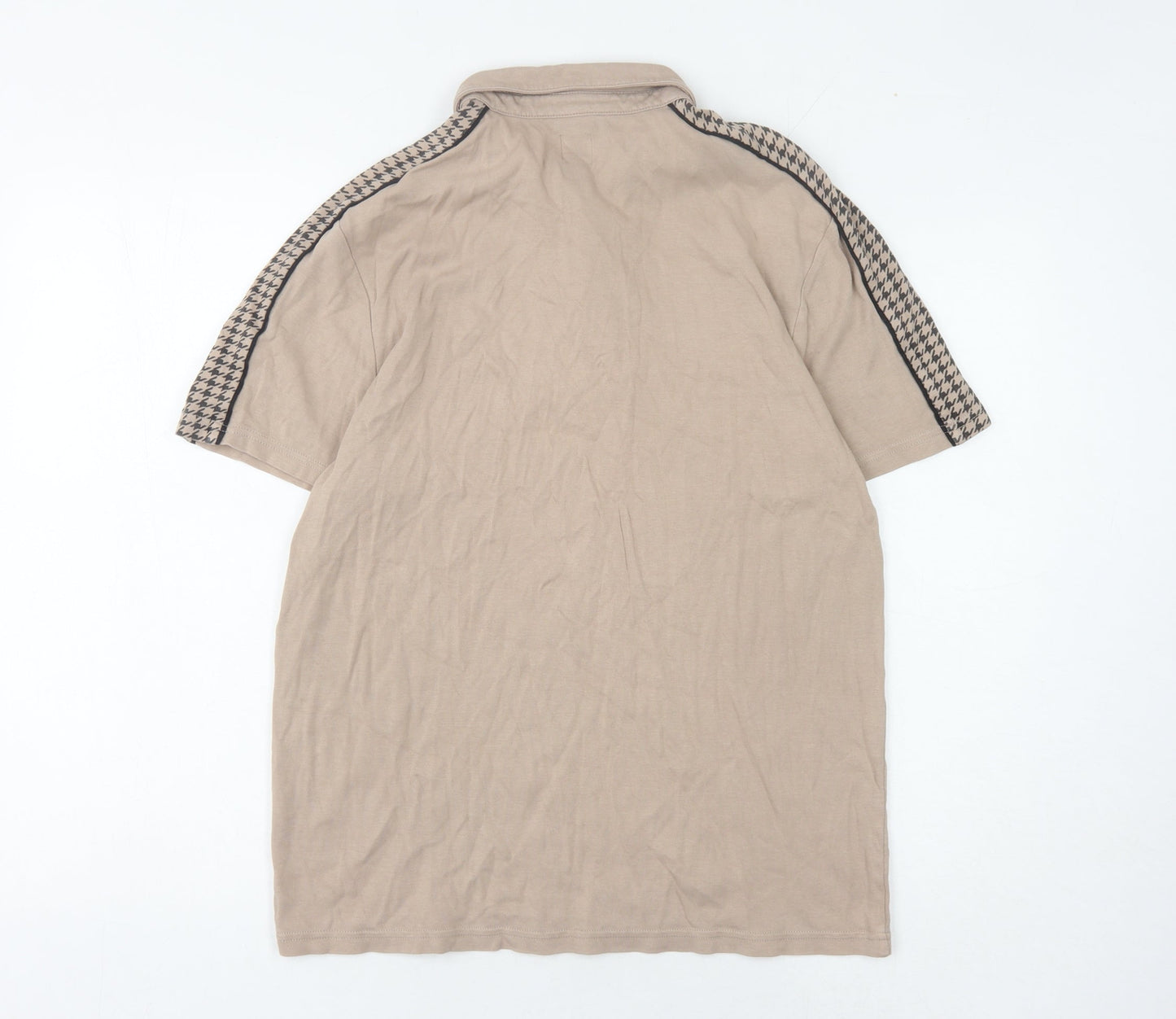 River Island Men's Beige Polo Shirt - Size M