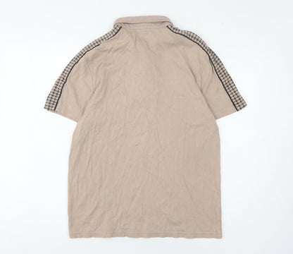 River Island Men's Beige Polo Shirt - Size M