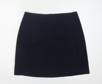 Marks and Spencer Women's Navy Blue Pencil Skirt Size 14