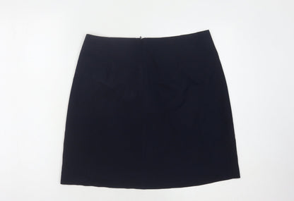 Marks and Spencer Women's Navy Blue Pencil Skirt Size 14
