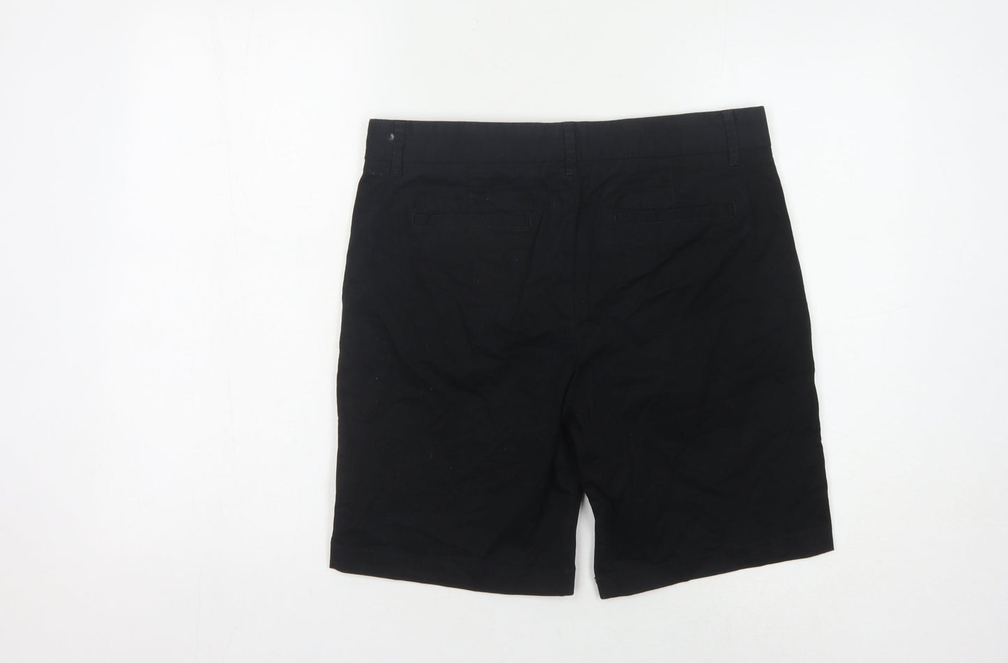 Stylus Women's Black Chino Shorts, Size 4 - Casual Comfort