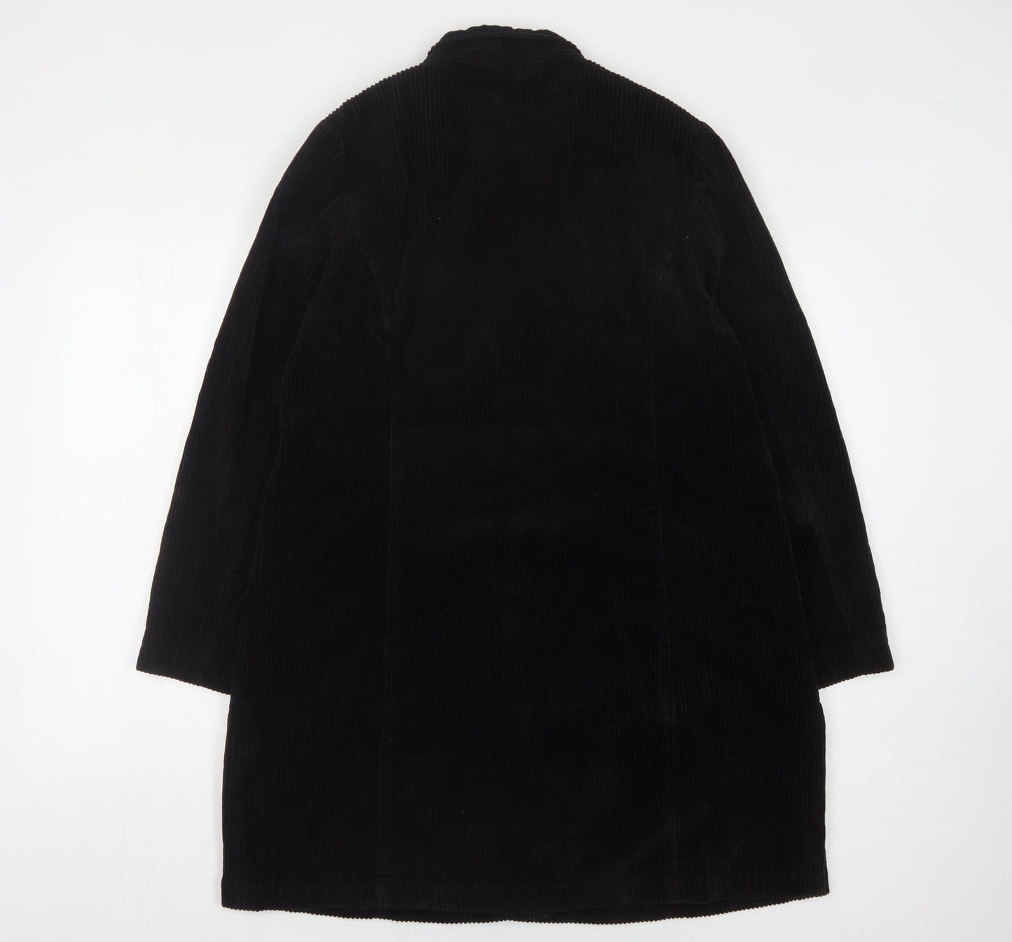 Womens UK Size 14 DASH Black Overcoat