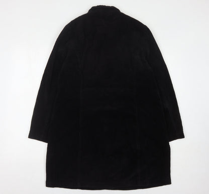 Womens UK Size 14 DASH Black Overcoat