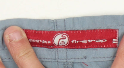 Firetrap Men's Blue Cargo Trousers Large