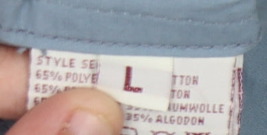 Firetrap Men's Blue Cargo Trousers Large