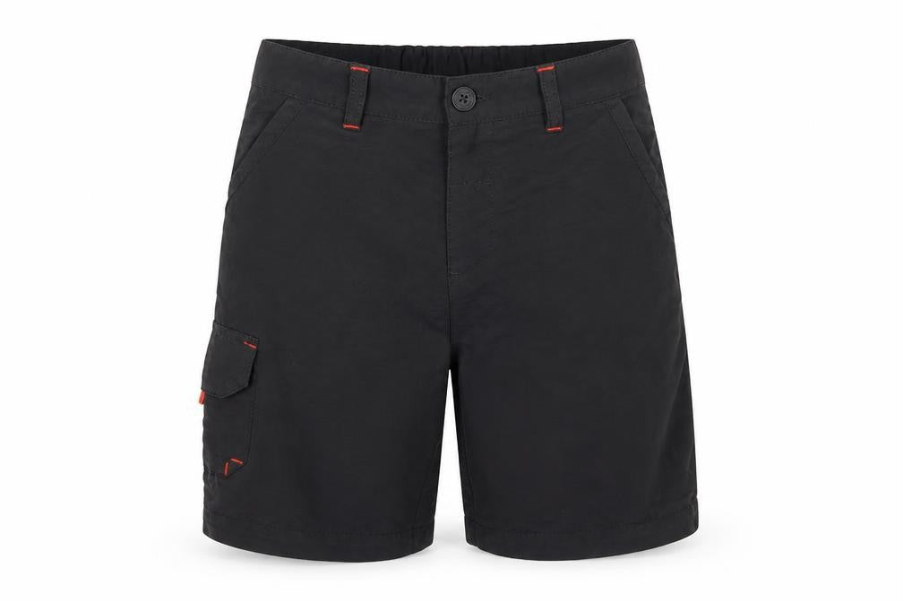 Front view of Regatta boys’ black active shorts 5-6 years with pockets
