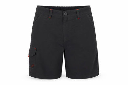 Front view of Regatta boys’ black active shorts 5-6 years with pockets