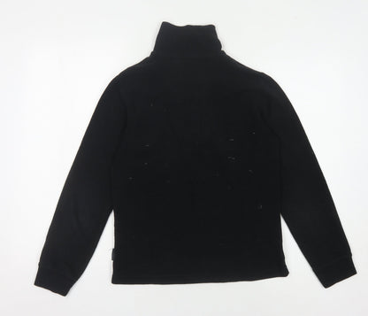Nevisport Men's Black S Fleece Pullover Hoodie