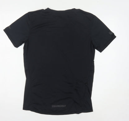 fwe Men's XS Black Cycling T-Shirt, Moisture Wicking