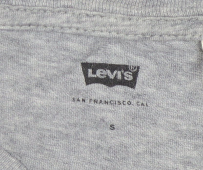 Levi's Grey Men's S Logo Graphic Cotton T-Shirt