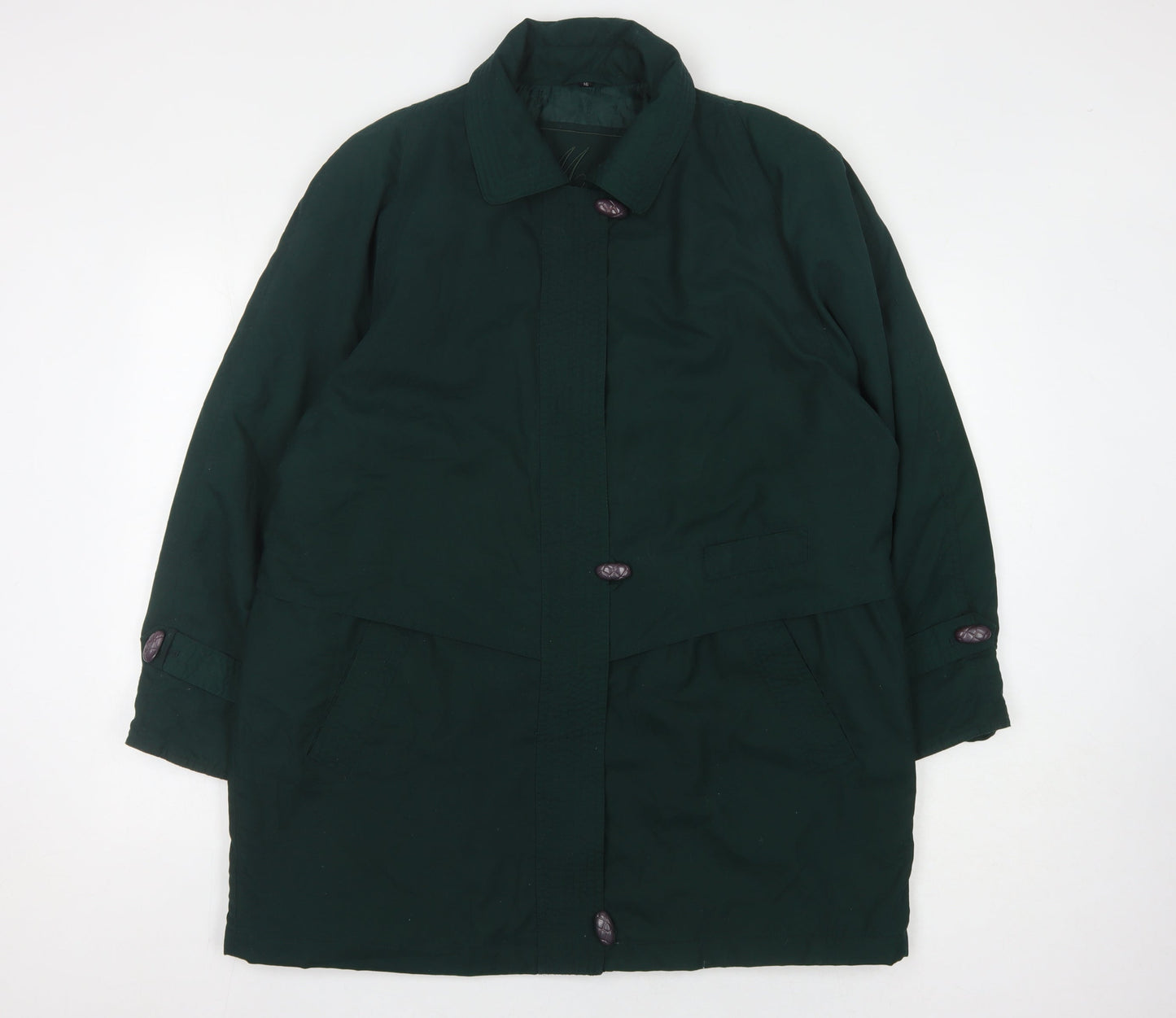 Womens UK Size 16 NuAge Green Basic Jacket