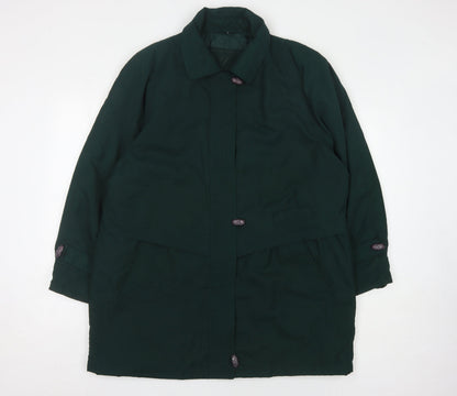 Womens UK Size 16 NuAge Green Basic Jacket
