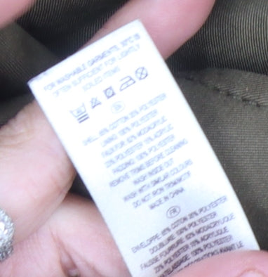 Womens UK Size 12 South Brown Parka Coat