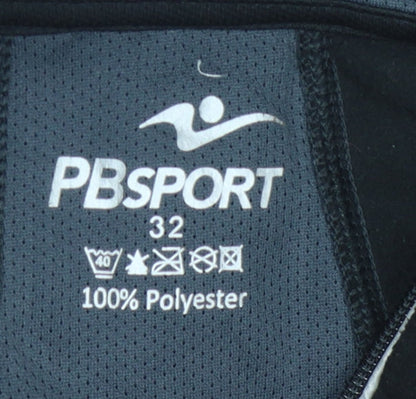 PBSport Girls Black Fleece Sweatshirt - 4 Years