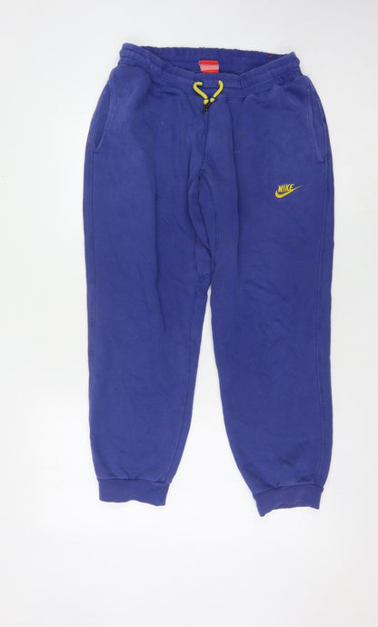 Nike Men's Blue Jogger Trousers, Size S, Casual Wear