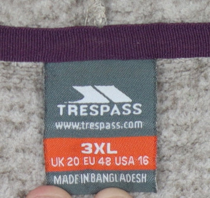 Womens UK Size 20 Trespass Beige Basic Jacket