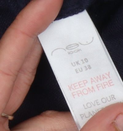 New Look Women's Blue Blazer, Size 10, Regular Fit