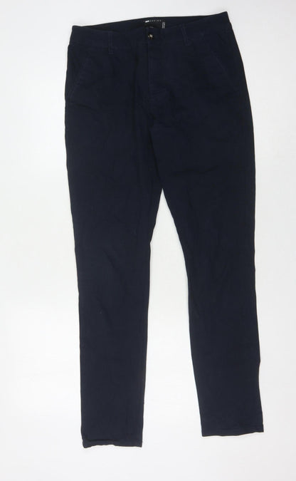 ASOS Men's Blue Chino Trousers M Comfort Fit