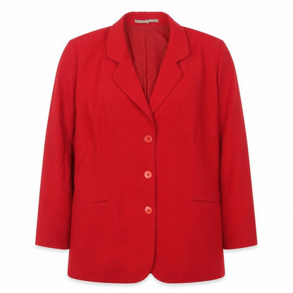 Womens UK Size 14 C&A  Red Blazer