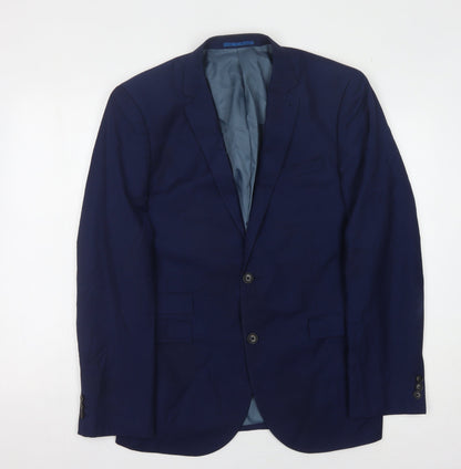 Mens UK Size 42 NEXT Regular Blue Suit Jacket