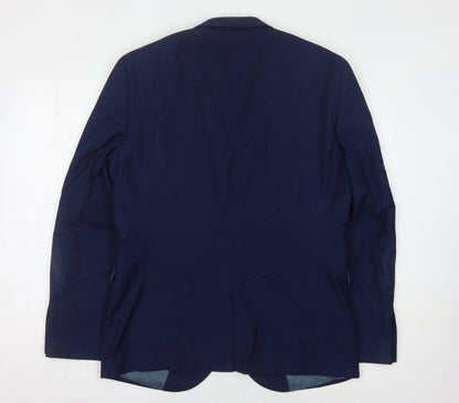 Mens UK Size 42 NEXT Regular Blue Suit Jacket
