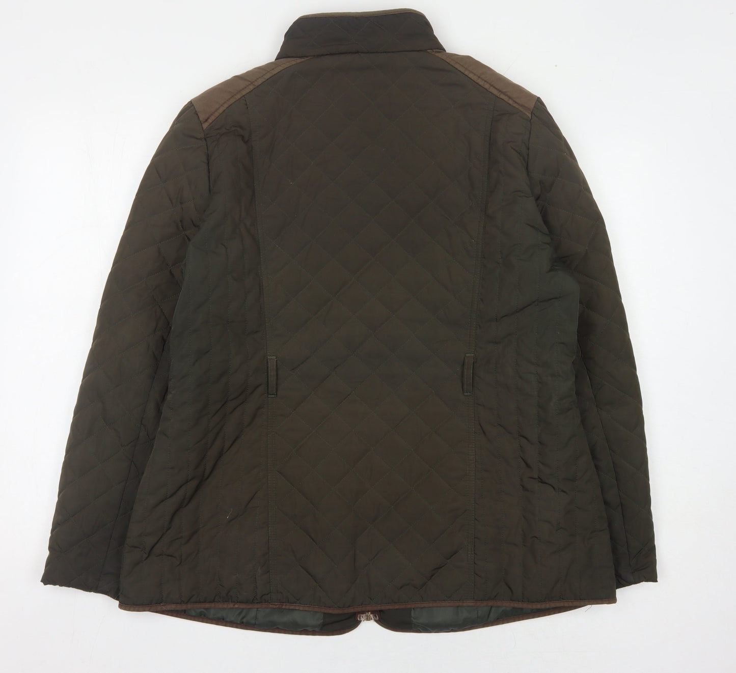 BHS Women's Green Quilted Jacket Size 18