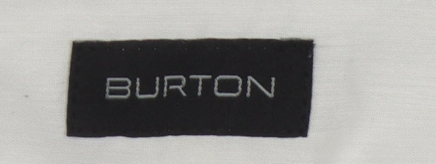 Burton Men's Grey Trousers, 36 in Waist, Formal Style