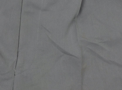 Burton Men's Grey Trousers, 36 in Waist, Formal Style