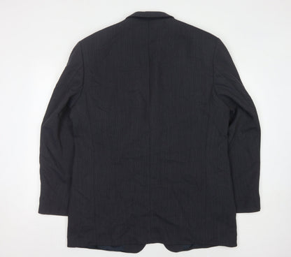 Mens UK Size 44 Marks and Spencer Regular Blue Suit Jacket
