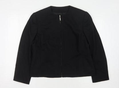 Womens UK Size 18 Minosa Petites Black Blazer