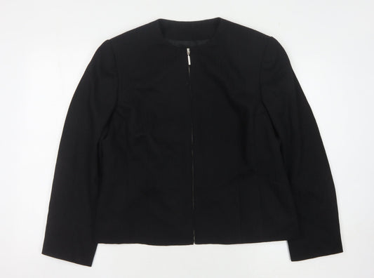 Womens UK Size 18 Minosa Petites Black Blazer