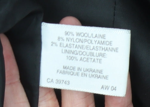 Womens UK Size 18 Minosa Petites Black Blazer