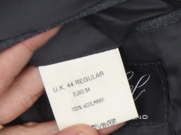 Mens UK Size 44 The Label Regular Grey Suit Jacket
