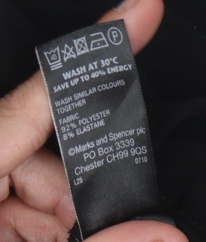 Marks and Spencer Women's Black Pencil Skirt Size 14