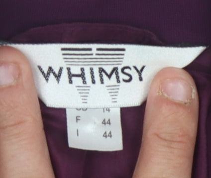 Whimsy Women's Purple Blazer Size 16