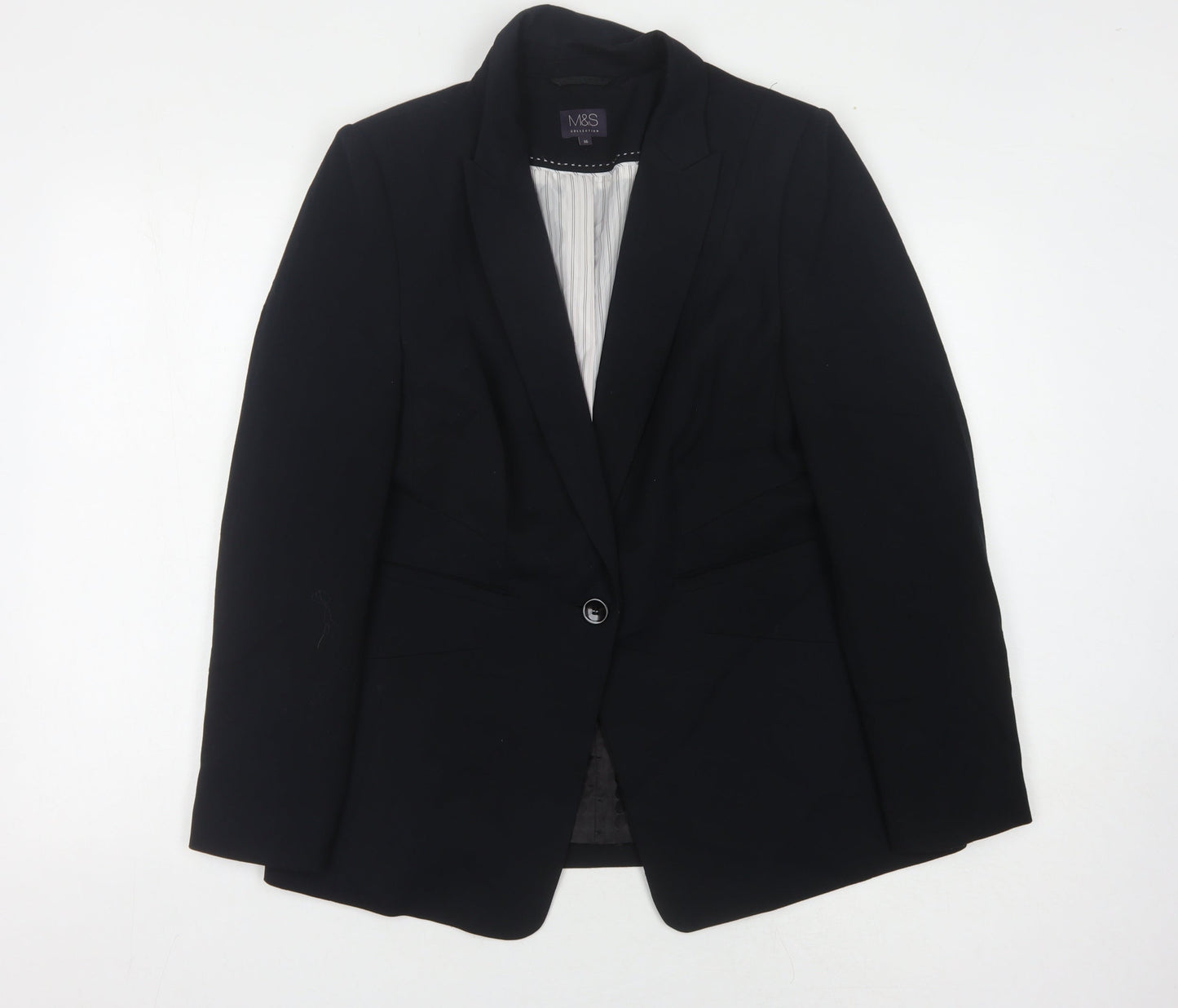 Marks and Spencer Women's Black Blazer Size 16
