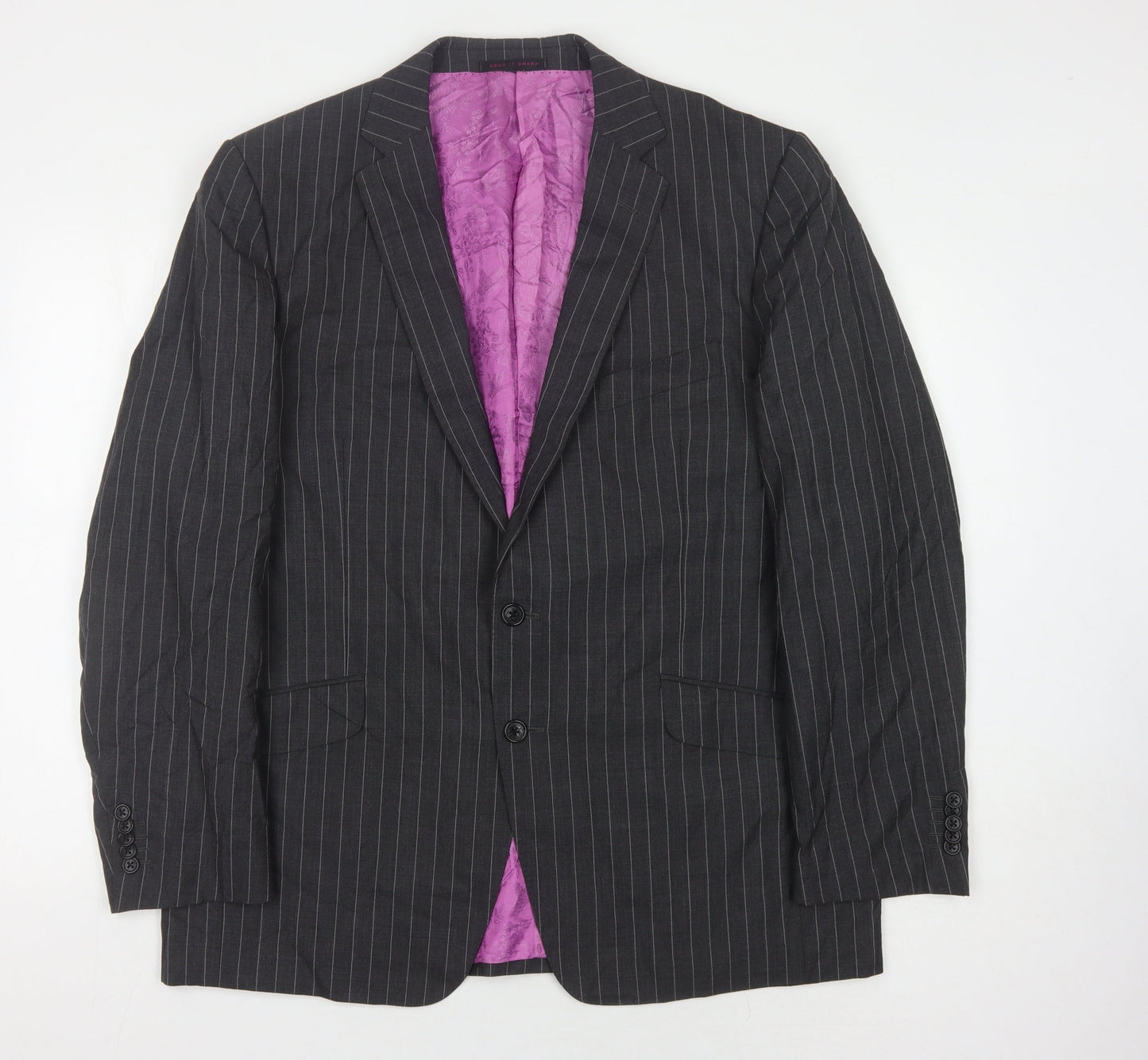 Mens UK Size 46 Duchamp Regular Grey Suit Jacket