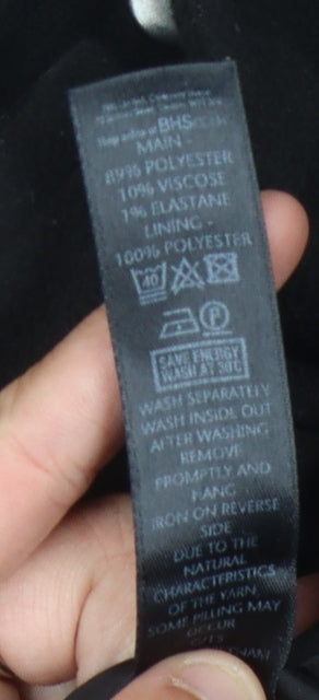 Womens UK Size 12 BHS Black Basic Jacket