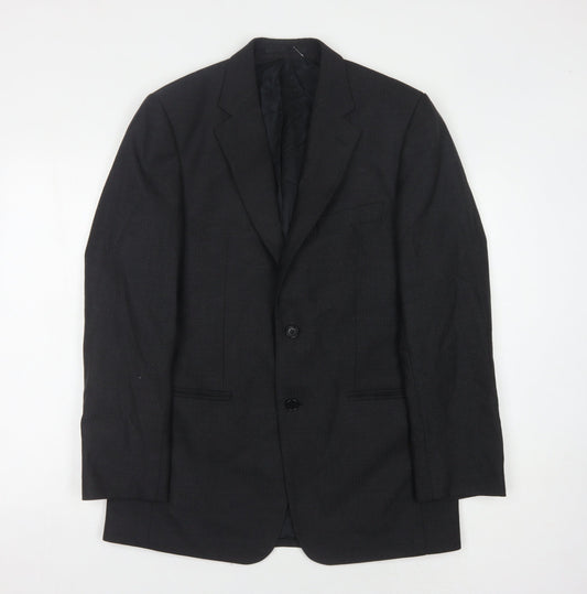 Mens UK Size 38 Magee Regular Black Suit Jacket