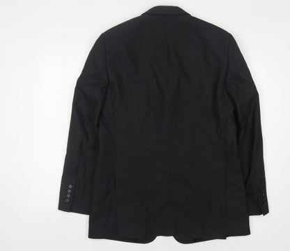 Mens UK Size 38 Magee Regular Black Suit Jacket