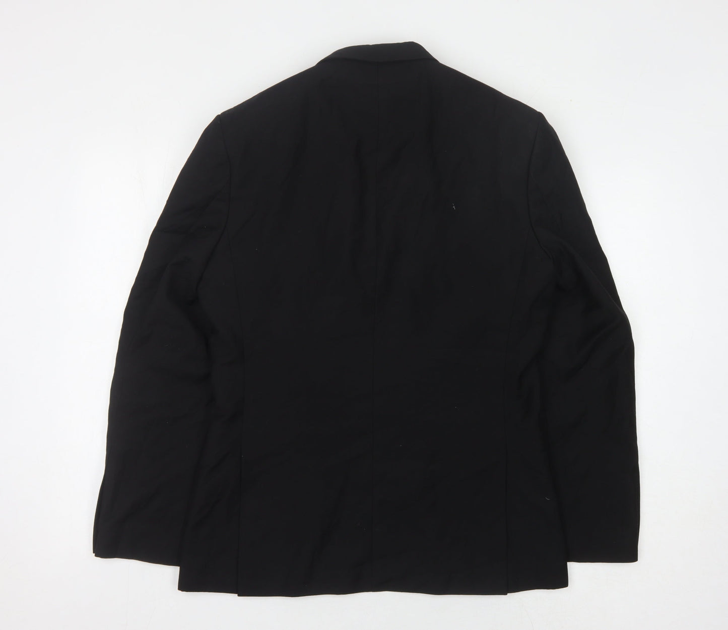 Mens UK Size 38 Red Herring Regular Black Suit Jacket