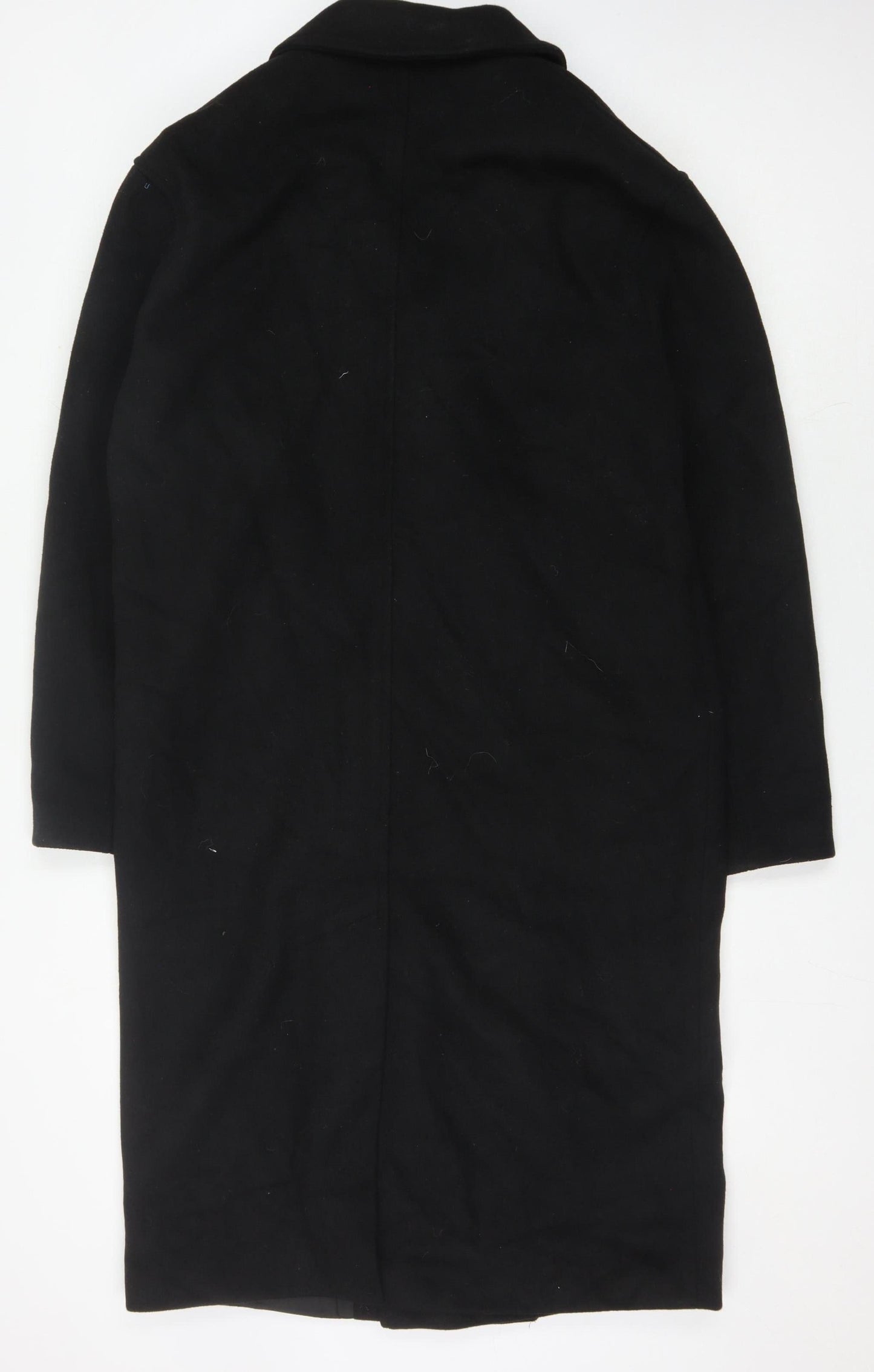 ASOS DESIGN Men's Black Overcoat M - Stylish & Warm