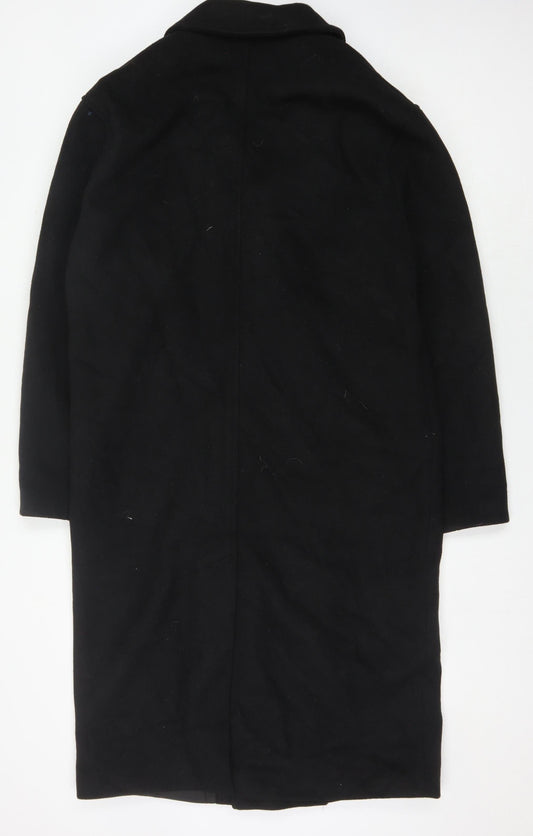 ASOS DESIGN Men's Black Overcoat M - Stylish & Warm