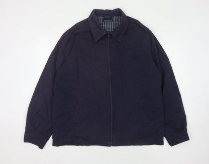 Mens UK Size L Brooker Blue Basic Jacket