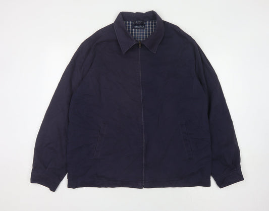 Mens UK Size L Brooker Blue Basic Jacket