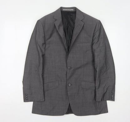 Mens UK Size 36 Lambretta Regular Grey Suit Jacket