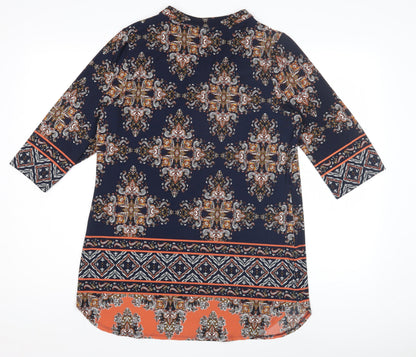 Womens UK Size 14 Wallis Multicoloured  Blouse