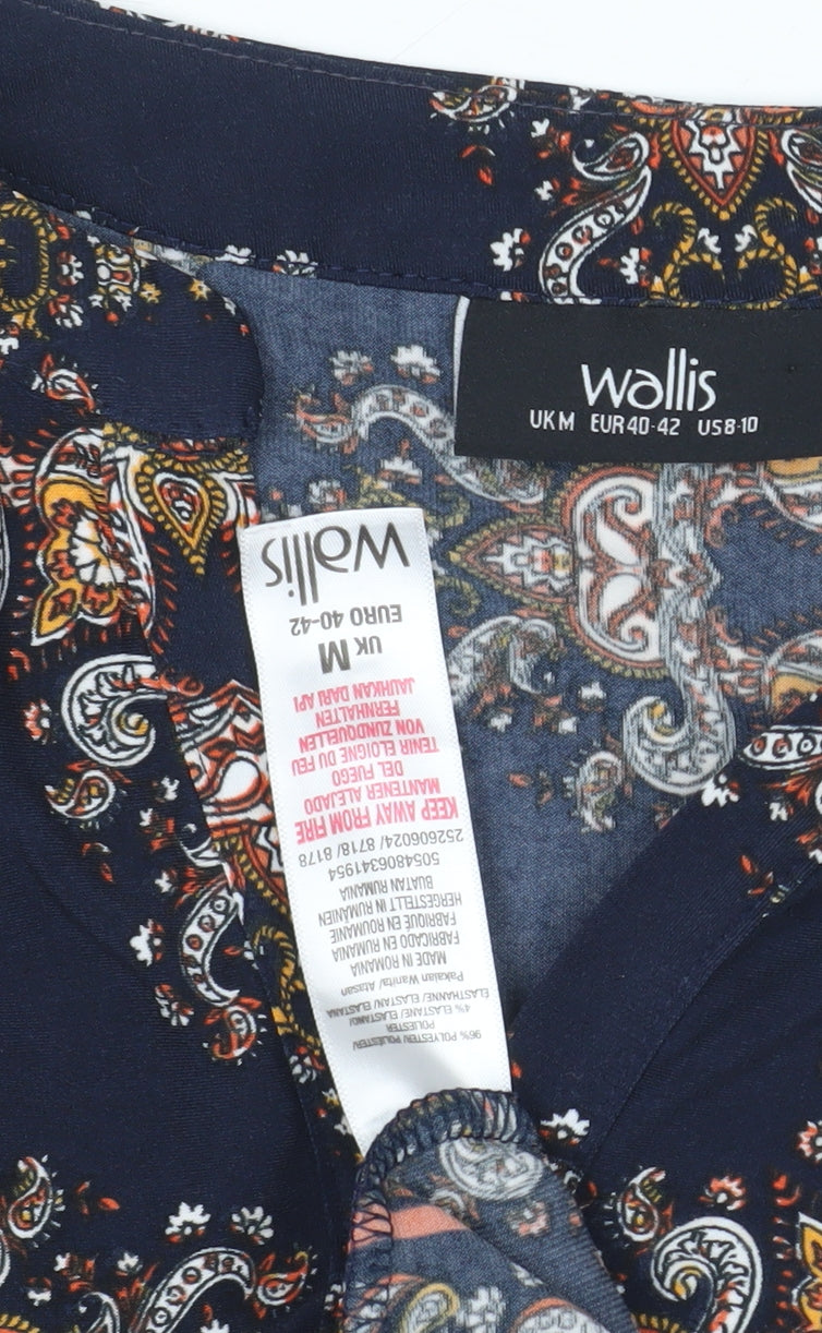 Womens UK Size 14 Wallis Multicoloured  Blouse
